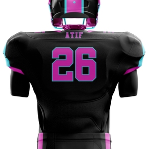 Uniforme de fútbol americano para hombres, conjunto de pantalones de Jersey personalizados, aparejos transpirables, sarga, ropa deportiva duradera, kit de entrenamiento profesional - Product Image 3