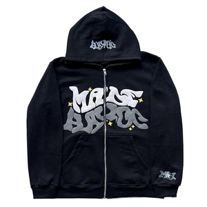 Mujeres logotipo personalizado Streetwear algodón mujeres sudadera pulóver sudaderas con capucha de manga completa - Product Image 3