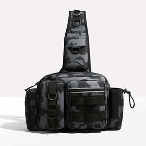 กระเป๋า Ranger Tactical ลาย Coyote แบบ Molle ป้องกันการโจรกรรม ซิปนิรภัย น้ำหนักเบา ผลิตจากผ้า Oxford/Nylon/Linen ตาข่าย สำหรับปั่นจักรยานและกีฬา - Product Image 1