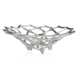 Bol de service de fruits Coral Design avec finition dorée Bol en métal au design rare à bas prix Bol de stockage de fruits en métal personnalisé - Product Image 4