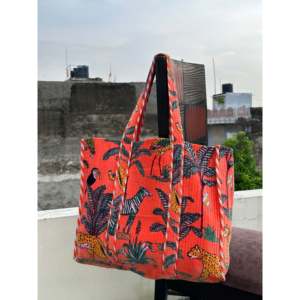 Sacs fourre-tout ouverts Jungle Safari avec décoration brodée - Product Image 1