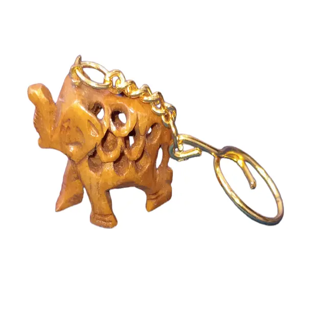Nouveau design mignon Animal porte-clés en bois multifonction Mini porte-clés portables pour les femmes conception anniversaire anniversaire cadeau article