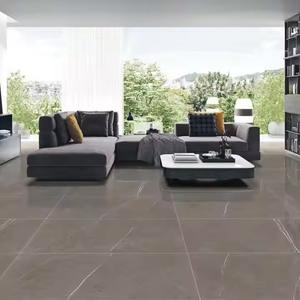 Pietra Smoke 600x1200 Carreaux de sol en céramique et porcelaine aspect marbre émaillé poli classique moderne brillant utilisation en intérieur - Product Image 1