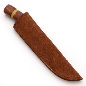 Couteau Bowie fait main en acier au carbone avec manche en bois et poignée en cuir de qualité supérieure personnalisable pour la chasse Support OEM - Product Image 5