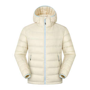 Veste matelassée pour homme avec logo personnalisé, style ample, légère, fine, col montant, manteau d'hiver, streetwear - Product Image 4