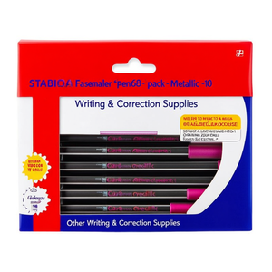 STABILO Fasermaler 'Pen 68 Metallic'-10 Pack-Produits d'écriture et de correction - Product Image 3