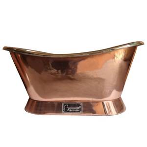 High Quality Black Finished Copper <b>Bathtub</b> Metal Bathroom <b>BathTub</b> With Legs Handmade Large Wholesale Manufacturers - Product Image 3