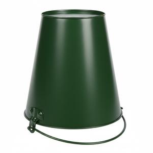 Seau décoratif rond standard de luxe en métal et fer avec poignée, petit seau de service blanc en acier galvanisé pour la maison - Product Image 6