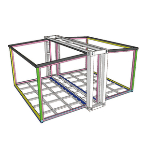 Maison conteneur extensible préfabriquée avec capacité de charge au sol de 2 <span class=keywords><strong>KN</strong></span>/m² pour 2 à 4 personnes, appartement de 12 kW, utilisation extérieure, design moderne - Product Image 4