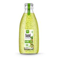 Vietnamese Fabrikant Rita 'S 300Ml Glazen Fles Lychee Smaak Basilicum Zaad Drinkt Beste Fruitpuree Met Een Uitstekende Smaak