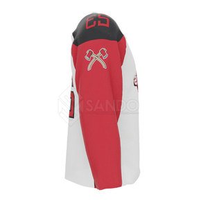 Jersey de Hockey sobre Hielo Personalizado para Hombre, Transpirable, de Secado Rápido, 100% Poliéster, Ropa de Entrenamiento al por Mayor - Product Image 6