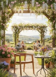 Silla de Comedor Moderna de Madera SOLOBEAT, Silla de Exterior para Restaurante, Ecológica y Comercial - Product Image 6