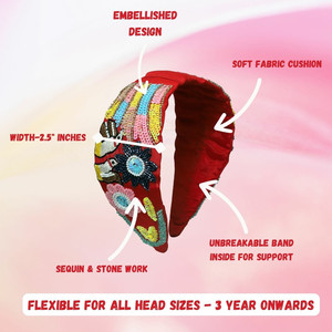 Trendy Luxury Custom Style Baby Girls Fabric Hair Accessories Indian Manufacturer Low Price Headband for Baby <b>Shower</b> Kids - Product Image 3