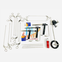 OldMed Instruments OMI-ENT-0474 Ensemble d'instruments de laryngoscope sur pied pour micro-chirurgie endoscopique des sinus et de la voie aérienne, qualité médicale