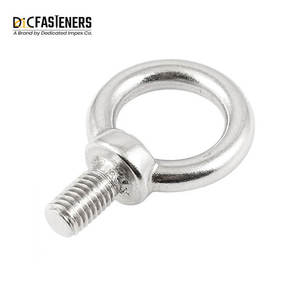 Boulons à oeil forgés de haute qualité M10 et 1/4 "de diamètre, finition unie - Product Image 2