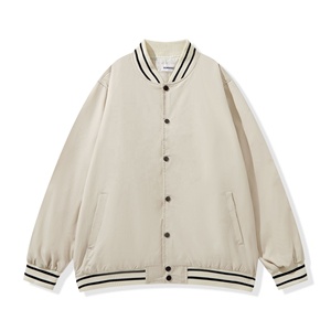 19-Chaquetas universitarias unisex Chaqueta de lana y cuero OEM con logotipo personalizado Parche de chenilla Letterman Bomber Style - Product Image 3