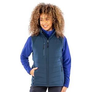 <b>Black</b> Compass Sustainable Fishing <b>Vest</b> Softshell with Compass Design Eco-Friendly Merchandising - Product Image 5