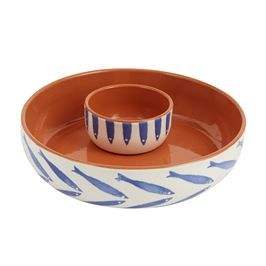 Juego de cuencos de 3 uds., cuenco de madera de Acacia, pegatina esmaltada impresa, diseño moderno, cuenco para servir y frutero para utensilios de cocina - Product Image 3