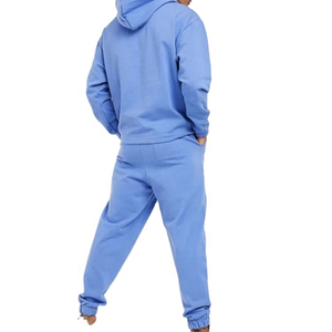 Sudadera con capucha y chándal de algodón 100% de gran tamaño para hombre, logotipo impreso personalizado, estilo informal de invierno con capucha grande de talla grande - Product Image 2