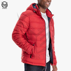 Chaqueta Acolchada Impermeable con Capucha y Logotipo Frontal, Estilo de Moda Personalizado, Unisex, para Invierno, Ropa de Calle al por Mayor - Product Image 4