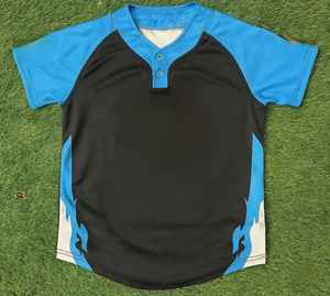 Jersey de béisbol para hombre de último diseño a precio barato Color sólido tamaño personalizado sublimación camiseta de béisbol uniformes - Product Image 2