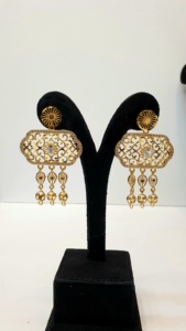 Joyería Árabe de Moda Chapada en Oro de 24K, Material de Latón con Diseño Elegante - Product Image 3