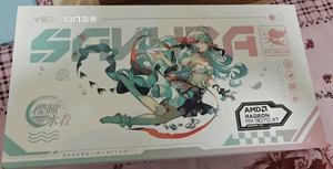 Sí Ton Sak ura Sugar Atl antis Rad EON RX 9070 XT 16G GDDR6 OC G r a p h i c s C a r d Tarjeta de video para juegos Personajes de anime - Product Image 4