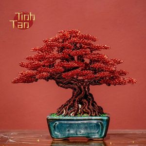 Bonsaï orange exquis | Chef-d 'œuvre miniature rayonnant d'énergie et de réflexion | Décor Feng Shui unique | Prêt à expédier - Product Image 6