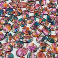 Cabochon de turquoise d'huître épineuse naturelle de haute qualité AAA + personnalisé 18X25 ovale et pierre précieuse ronde en vrac de 12MM pour l'utilisation de bijoux