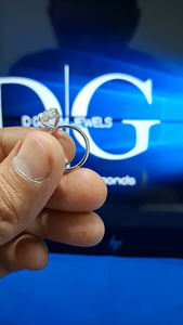 Bague solitaire en diamant ethnique en argent 925 nouvellement coupée pour les mariages anniversaires cadeau de fiançailles pour les occasions spéciales - Product Image 2