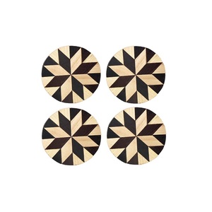 Latest Design Fresh Natural Wooden Coaster New Design Round Shape Cup Glass Coasters For Use <b>Table</b> Top Cheap Price Product - Product Image 2