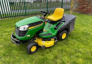 Prix d'usine tondeuse à gazon John Deer X155R tracteur à gazon avec attrape-herbe John Deer X155R tondeuse à gazon de jardin. - Product Image 6