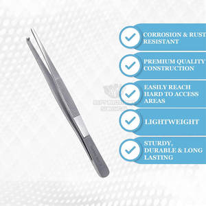 Pince à coton durable en acier inoxydable pour instruments dentaires 2025 Pince à coton dentaire de dernière conception - Product Image 2