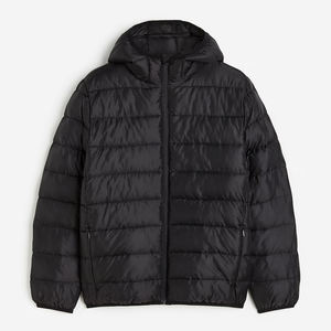 Veste matelassée d'hiver robuste pour homme, tissée, durable, chaude, rembourrée, respirante, écologique, coupe-vent, à capuche, pour la randonnée en plein air - Product Image 4