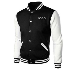 Top Trends <b>Men's</b> Clothing <b>Jacket</b> High Street100%cotton Casual Style Long Sleeve <b>Winter</b> Baseball Letterman College <b>Man</b> <b>Jackets</b> - Product Image 2