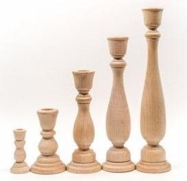 Support de bougie en bois massif fait main, écologique, pour une décoration intérieure durable, design minimaliste, utilisation longue durée pour Noël - Product Image 4