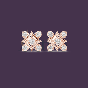 Moda High Sense of Smile Arc Moissanite Pendientes S925 Pendientes de plata esterlina Mujer - Product Image 1