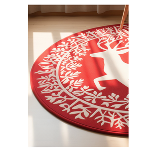 Alfombra de lana de pila alta hecha a mano con mechones redondos geométricos modernos para sala de estar área de juegos para niños 34-9 pies - Product Image 2