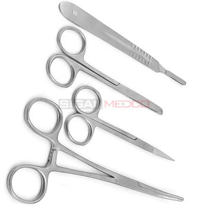 Juego de Instrumentos Dentales CE de Pakistán, Kit de Herramientas Quirúrgicas Manuales de Acero Inoxidable Alemán de Primera Calidad, Tijeras y Pinzas con Mango BP SIGAL - Product Image 5
