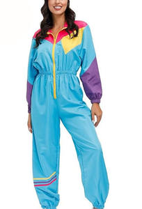 Ensemble survêtement pour femme, streetwear personnalisé, coupe-vent, 2 pièces, léger, surdimensionné, uni, en nylon, pour femme - Product Image 2