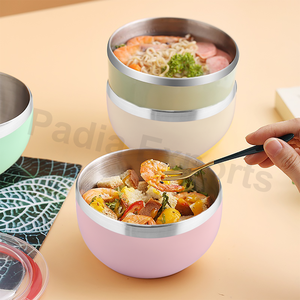 Bol en métal classique écologique à double usage pour usage domestique pour la crème glacée et pour les cadeaux Technique de couleur émaillée - Product Image 2