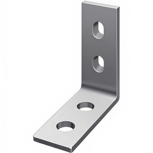 HOHAGE 125mm Length Blue Chromated Iron Chair Bracket 23mm Width and 2.5mm Thickness Cabinet Organizer Pack Size 25 - Product Image 3