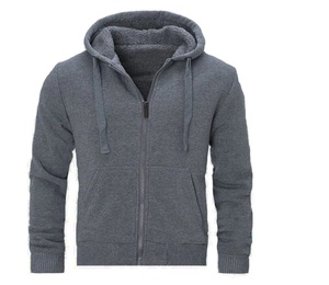 2025 New Arrival <b>Top</b> Best Selling <b>Men's</b> Winter Solid Zipper-<b>Up</b> Hoodies - Product Image 6