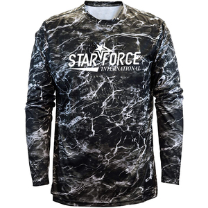 Vêtements de pêche Rash Guard chemise de pêche sublimée personnalisée à manches longues Protection UV UPF vêtements de pêche à séchage rapide - Product Image 3