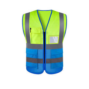 เสื้อกั๊กนิรภัยตาข่ายสะท้อนแสงแบบกำหนดเอง ความปลอดภัยสูง มองเห็นได้ชัดเจน ชุดทำงาน แบรนด์ที่กำหนดเอง สำหรับทุกเพศ คุณภาพสูง - Product Image 2