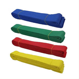 Cinturón de Karate de color sólido de 4cm de ancho con 8 líneas de costura gruesas y duraderas artes marciales y Equipo de Boxeo - Product Image 1