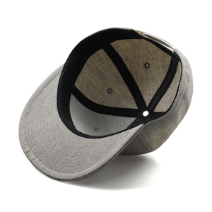 Démarreur 3D Emberiodery Métal Logo Cinq Panneaux Baseball Seconde Main Tissé Patch En Vrac Qualité <span class=keywords><strong>Snapback</strong></span> Caps Sans Logos - Product Image 3