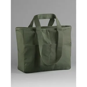 Bolsa de Mano Personalizable con Doble Asa y Bolsillo para Mercancía y Promociones - Product Image 3