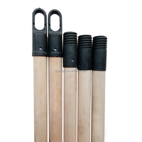 Balai à manche en bois d'eucalyptus, tête en plastique, poils doux, portable, naturel, 6 pouces, prix de gros usine, personnalisable, pas cher