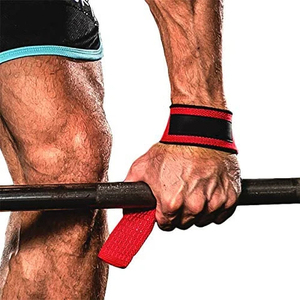 Sangle de poignet de musculation personnalisée de qualité supérieure avec anneau en D, réglable, durable, en matériau optimal, pour un maintien et un soutien optimal lors de la levée de poids - Product Image 5